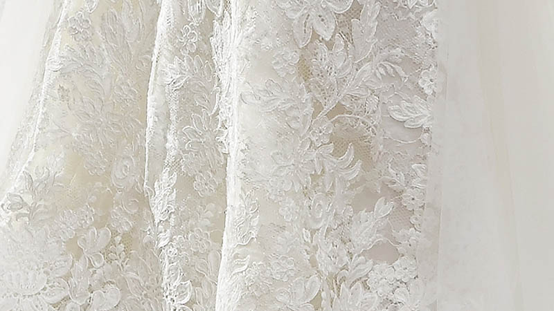 product-ROSA BRIDAL-Glimpse V-neck lace backless mermaid wedding dress-img